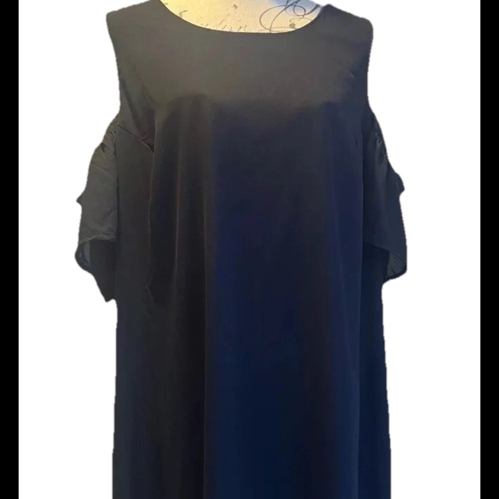 City Streets Black Cold Shoulder Dress Women’s Size 18W
